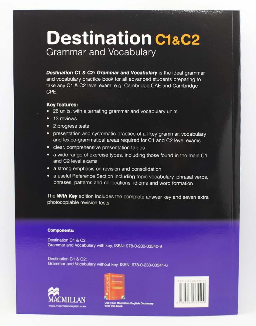 Destination: C1 & C2 :Student's Book + Key