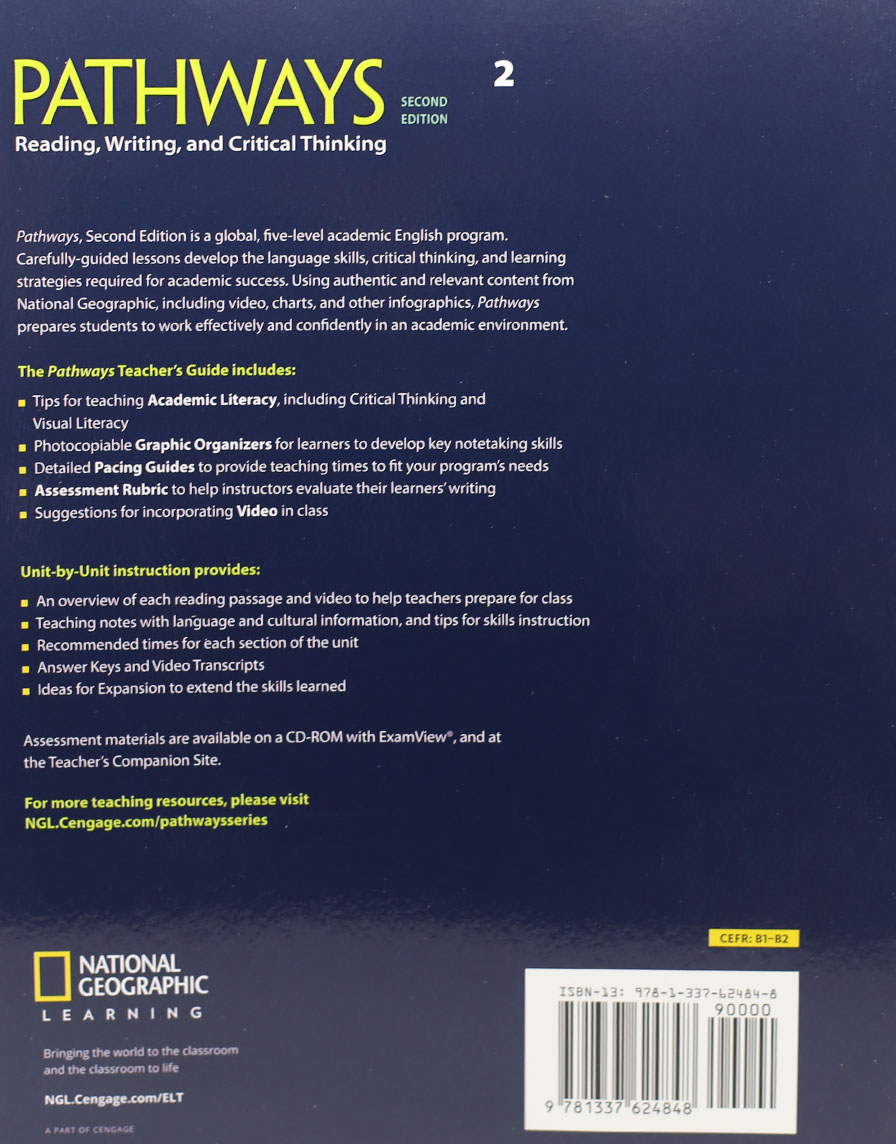 sheils c. (2018). pathways 4 reading writing and critical thinking