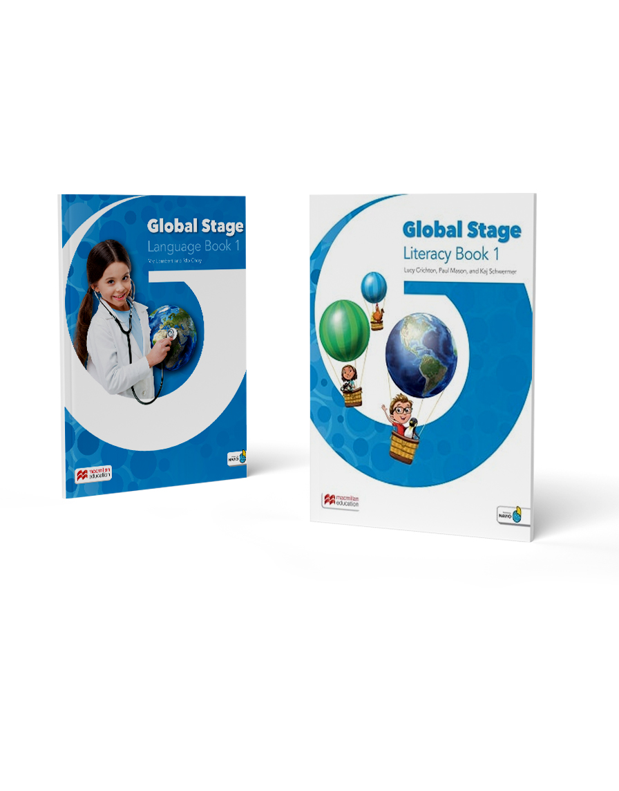Global Stage: Level 1 Literacy Book and Language Book with Navio App